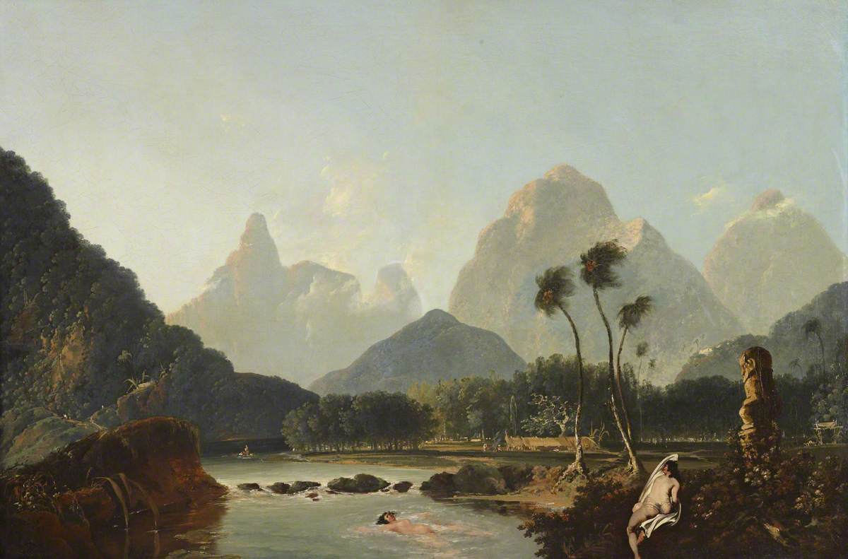 William Hodges, View of Oaitepeha Bay, Tahiti