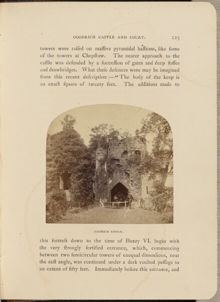 Francis Bedford, Goodrich Castle