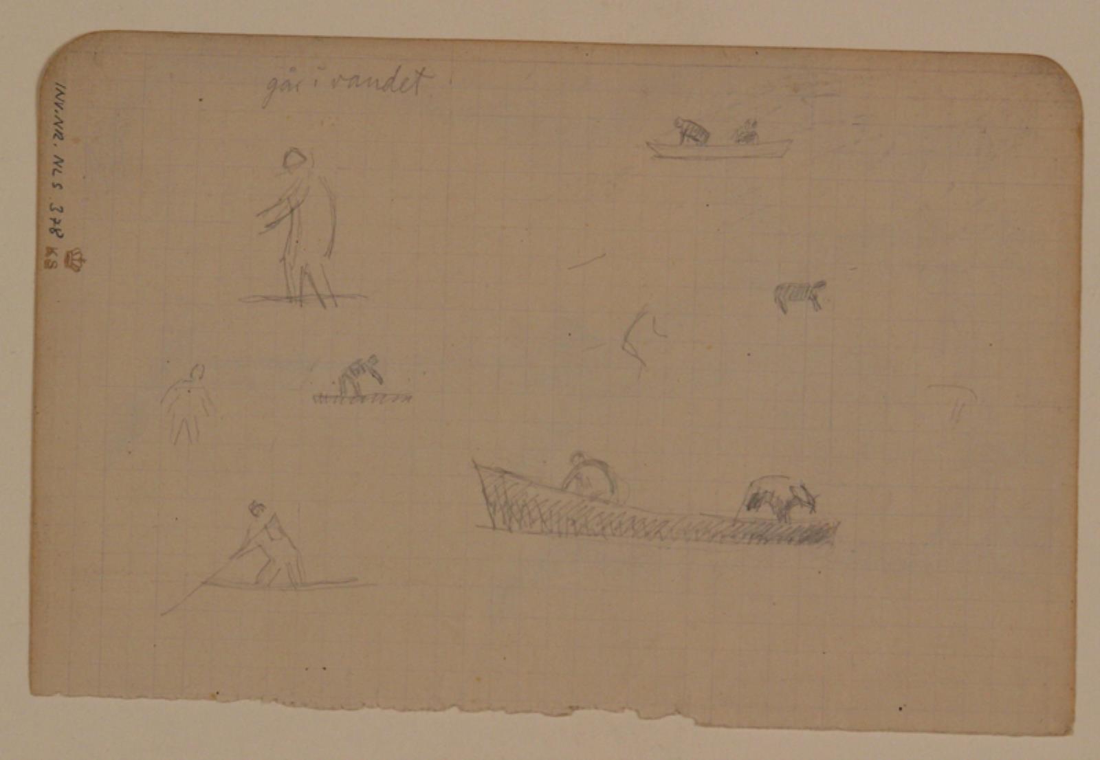Niels Larsen Stevns, Figurstudier