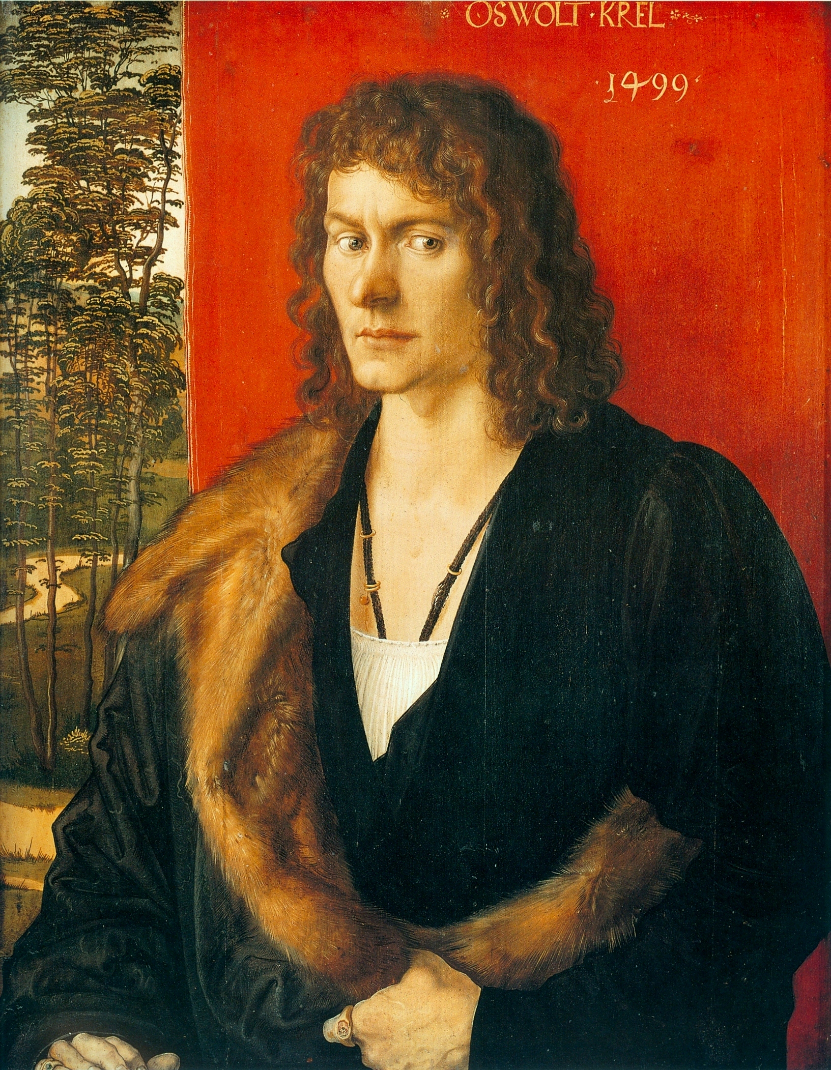 Albrecht Dürer, Portrait of Oswolt Krel: Oswolt Krel