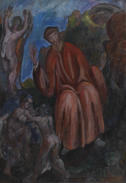 J.A. Jerichau (II), Dante. Profeter, Opus I