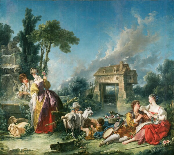 François Boucher, The Fountain of Love