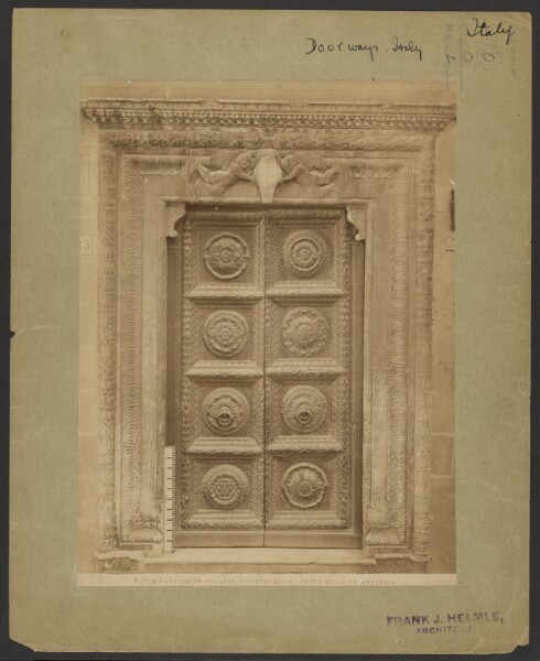 Fratelli Alinari, Lucca - Palazzo Arcivescovile. Porta della Cancelleria