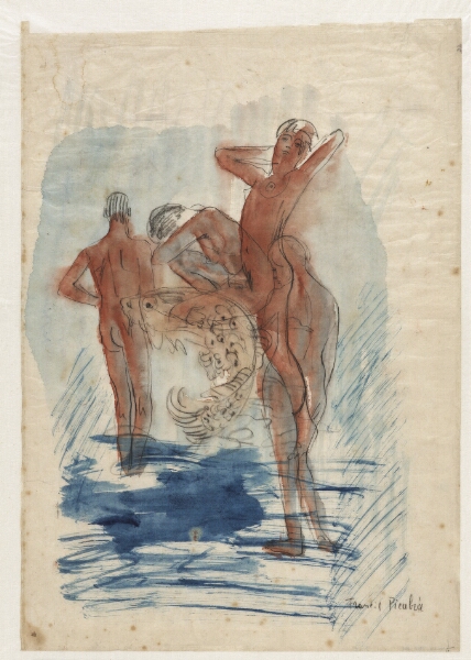 Francis Picabia, Fire figurer og en fisk