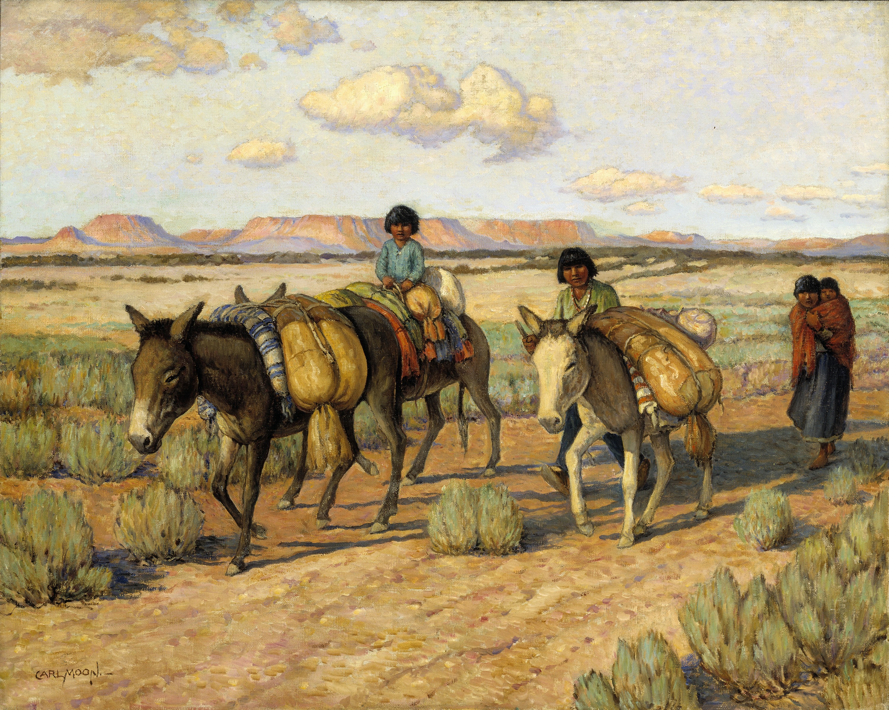 Carl Moon, Going Home with the Harvest