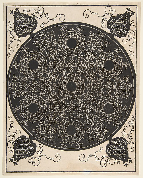 Albrecht Dürer, “The Sixth Knot”. Interlaced Roundel with Seven Wreaths