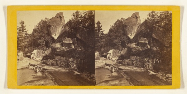 Edward and Henry T. Anthony & Co., East Bank of Lake Mohonk & The Great Balance Rock. [High Falls, N.Y.]