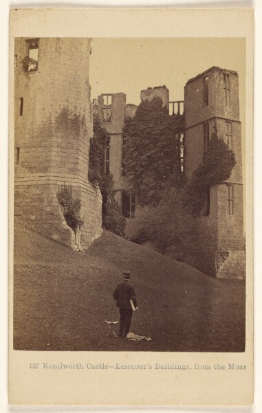 Francis Bedford, Kenilworth Castle - Leicester's Buildings, from the Moat.