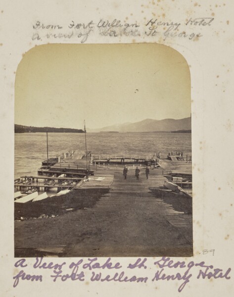 Unknown, From Fort William Henry Hotel. A View of Lake Saint George