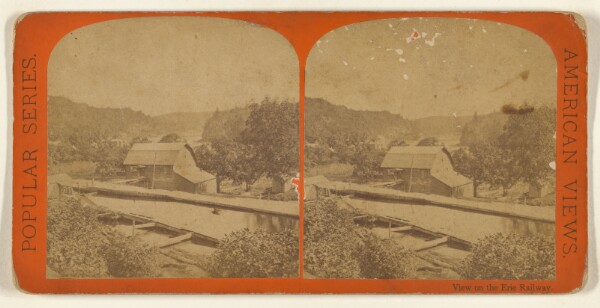 Edward and Henry T. Anthony & Co., Looking East from Barryville. [Erie Railway]