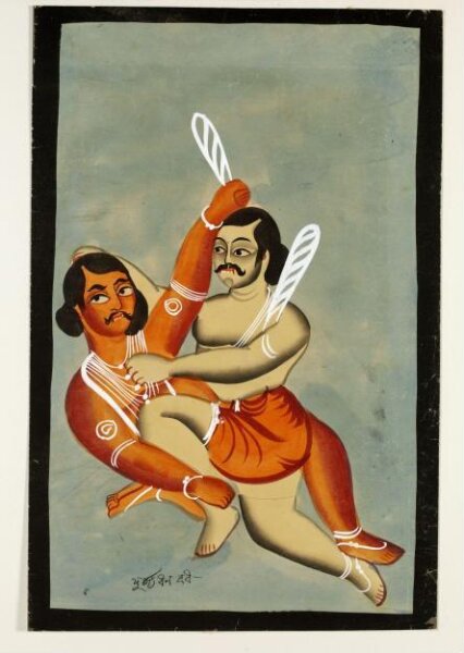 Unknown, Bhima and Duryodhana