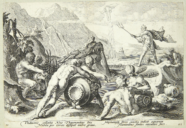 Hendrick Goltzius, Neptun planlægger tilintetgørelsen af menneskeheden