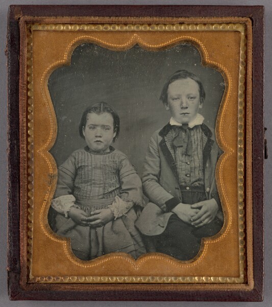 Unknown, [Portrait of a Girl and Boy]
