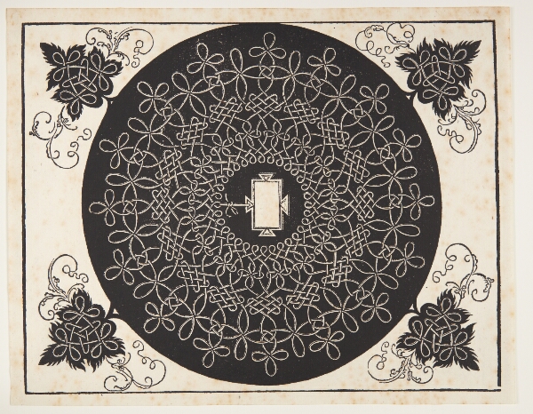 Albrecht Dürer, Knob med rektangulær midte