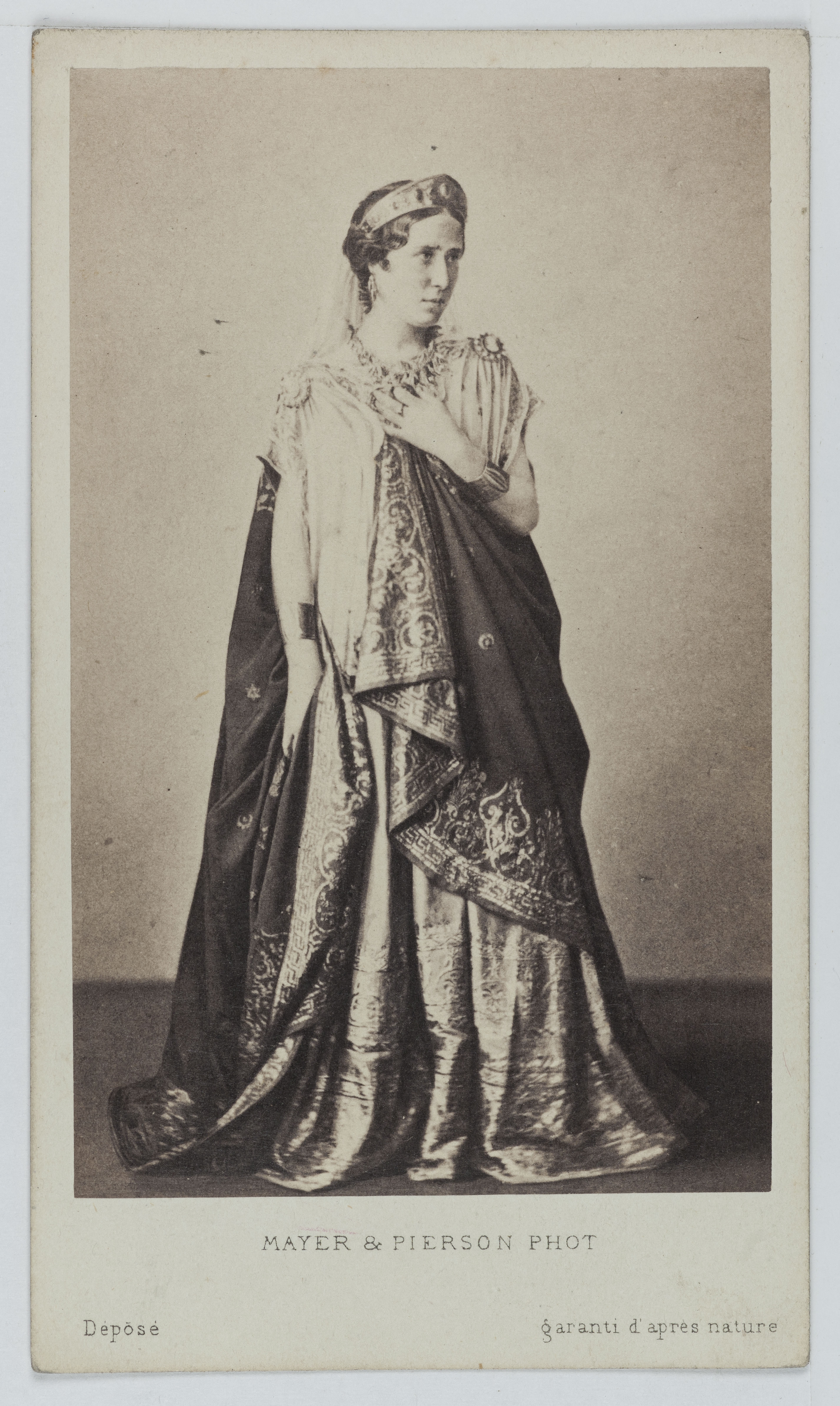 Mayer Frères et Pierson, Portrait d'Elisa Rachel Félix (1820-1858), dite Rachel, actrice de théâtre entre 1838 et 1855.