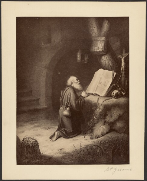 Unknown, [Saint Jerome in prayer]