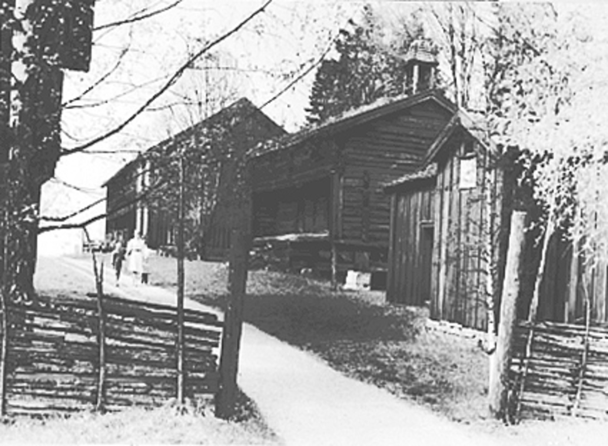 Anno Domkirkeodden, HEDMARKSTUNET. BORGSTUA, LØKENSTABBURET, HUBRED. HEDMARKSMUSEET OG DOMKIRKEODDEN