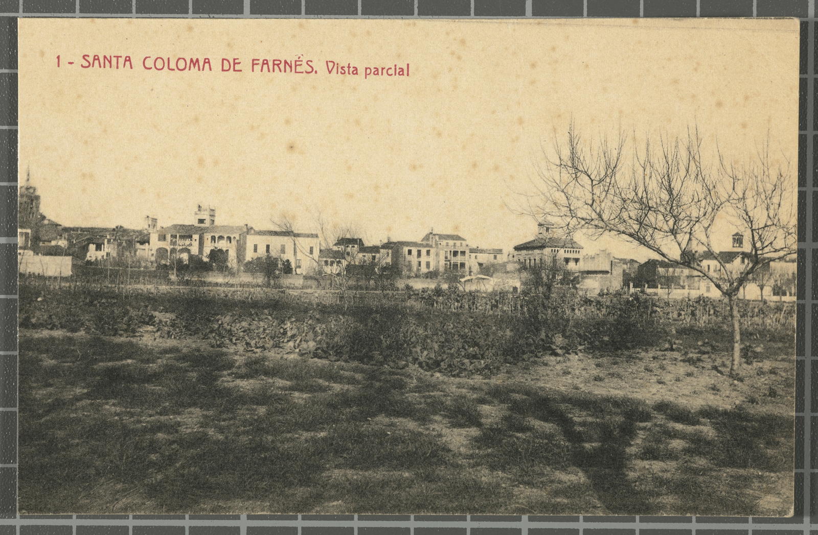 Desconegut, 1 - Santa Coloma de Farnés. Vista parcial