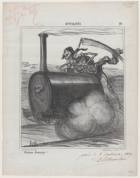 Honoré Daumier, Madame is moving, from 'News of the day'