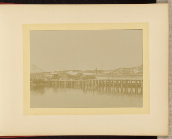 Unknown, Makushin Volcano from Dock