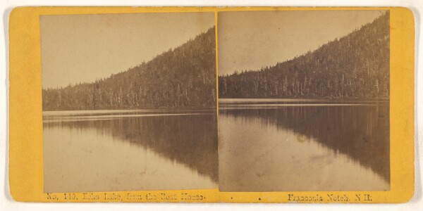 Unknown, Echo Lake, from the Boat House. Franconia Notch, N.H.