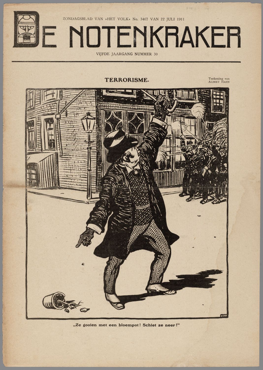 Hahn, Albert,draughtsman., Terrorisme
