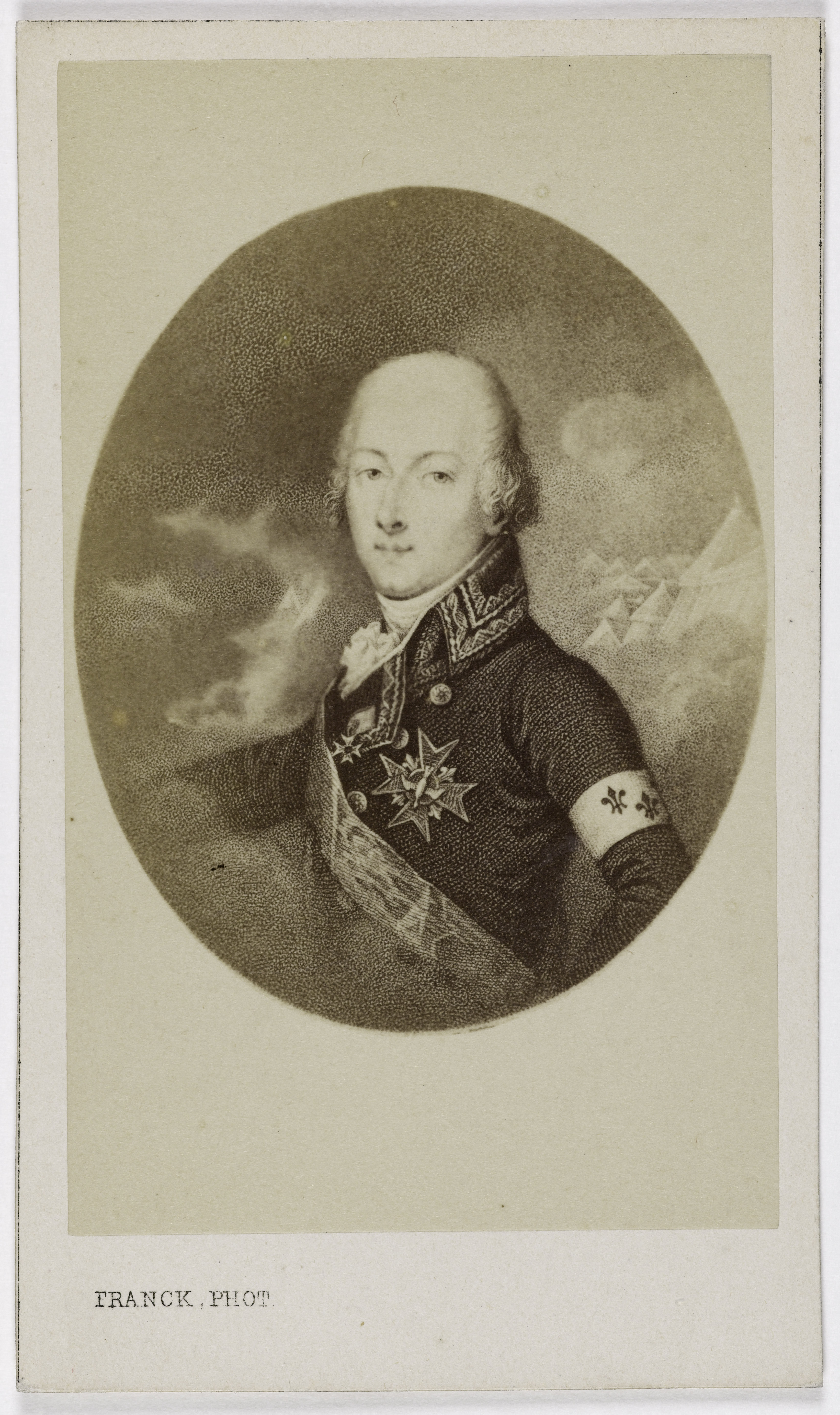 Franck, Portrait de Louis-Antoine-Henri de Bourbon Enghien (duc d', 1772-1804)