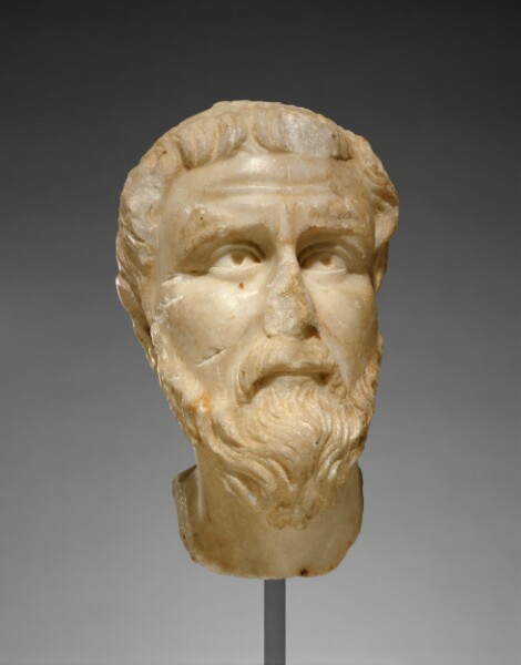 Unknown, Head of a Priest or Saint