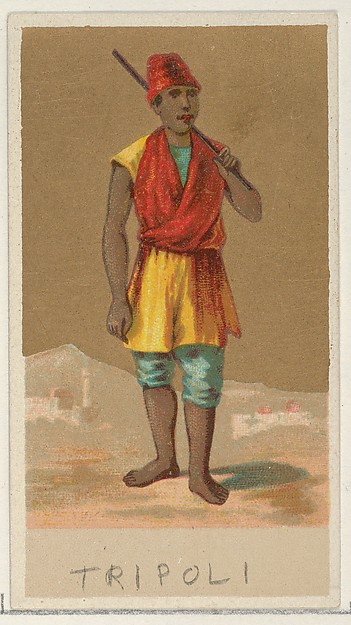 Allen & Ginter, Tripoli, from the Natives in Costume series (N16), Teofani Issue, for Allen & Ginter Cigarettes Brands