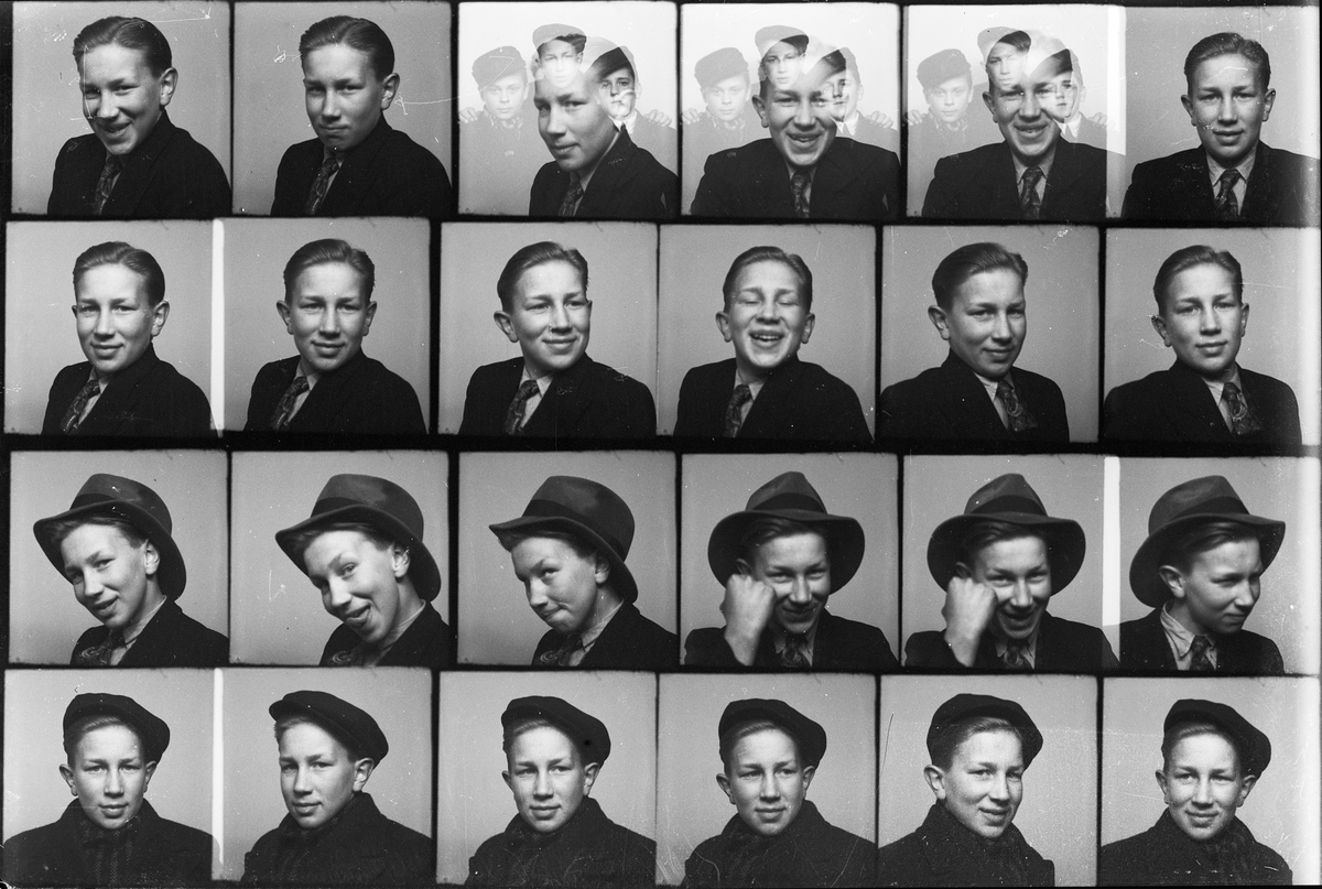 Skötsner-Edhlund, Ateljé Portrait - Young Man, Östhammar, Uppland