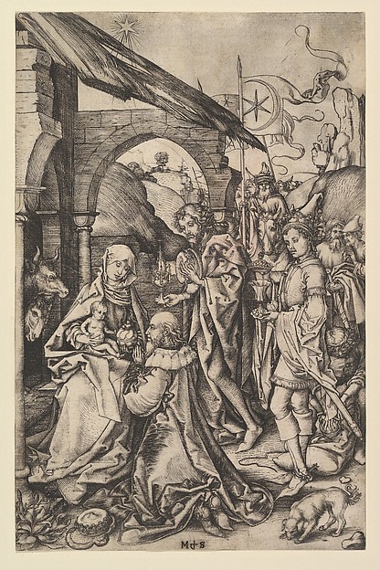 Martin Schongauer, The Adoration of the Magi