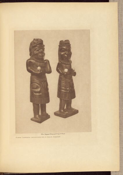Edward S. Curtis, Slate Carvings Representing a Haida Shaman