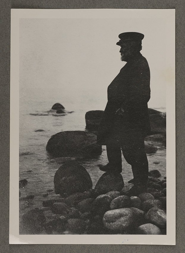 Unknown artist, Heidemann, Carl: Karl Hagemeister auf Lohme, 1914