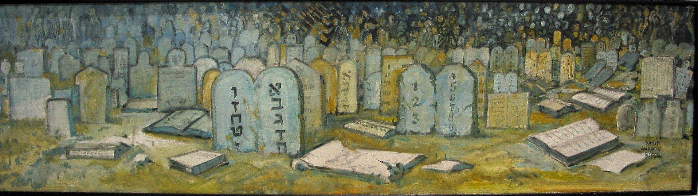 Unknown artist, Gemälde "Konfused"(David Ludwig Bloch)