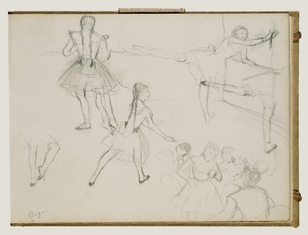 Edgar Degas, Ballet Dancers Rehearsing