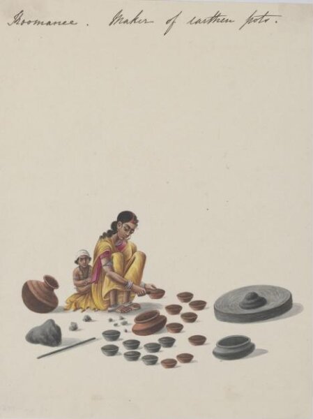 Unknown, Maker of earthen pots