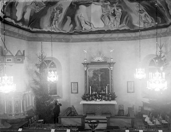 Oscar Finished, According to later notes: “Interior, Church of Foss.”