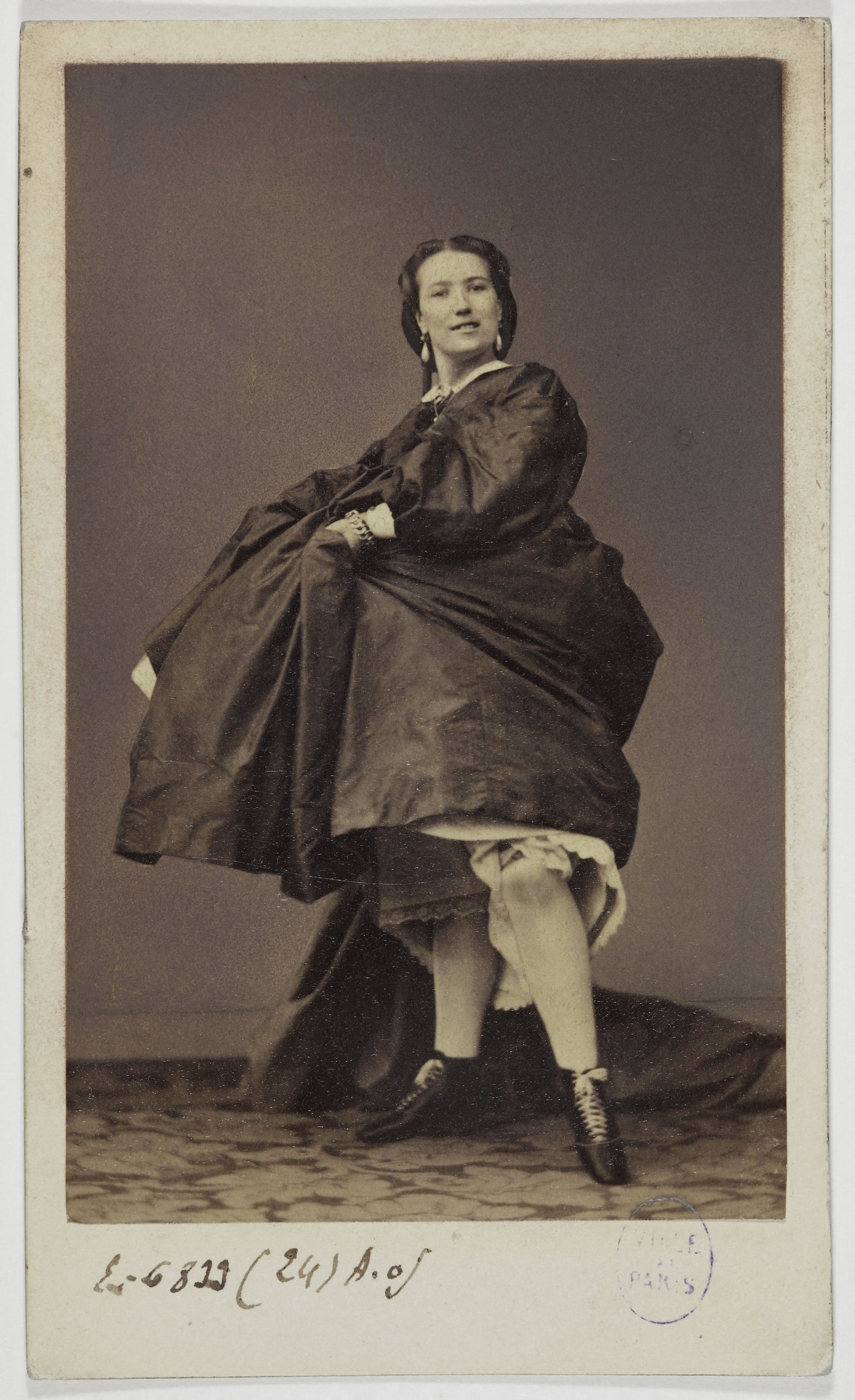 Pierre Petit & Trinquart, Portrait d'Alice la Provençale, (danseuse de bals publics)