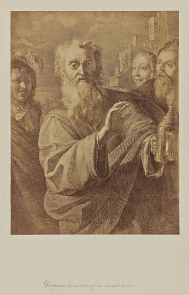 Unknown, Diogenes in search of an honest man.