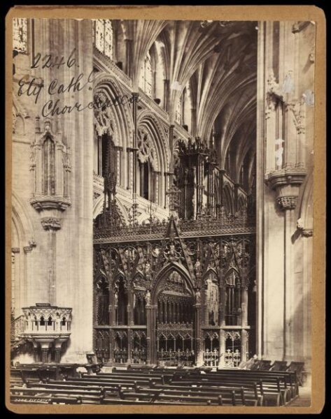 Francis Frith, Ely Cath'l.  Choir Screen