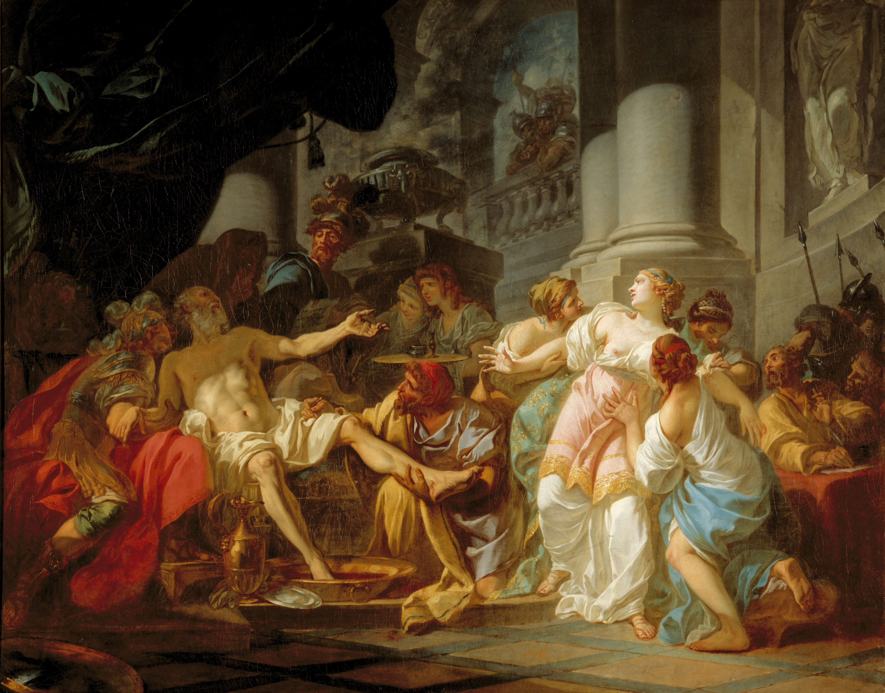 Jacques-Louis David, La Mort de Sénèque