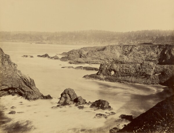 Carleton Watkins, [Coast View of Mendocino]