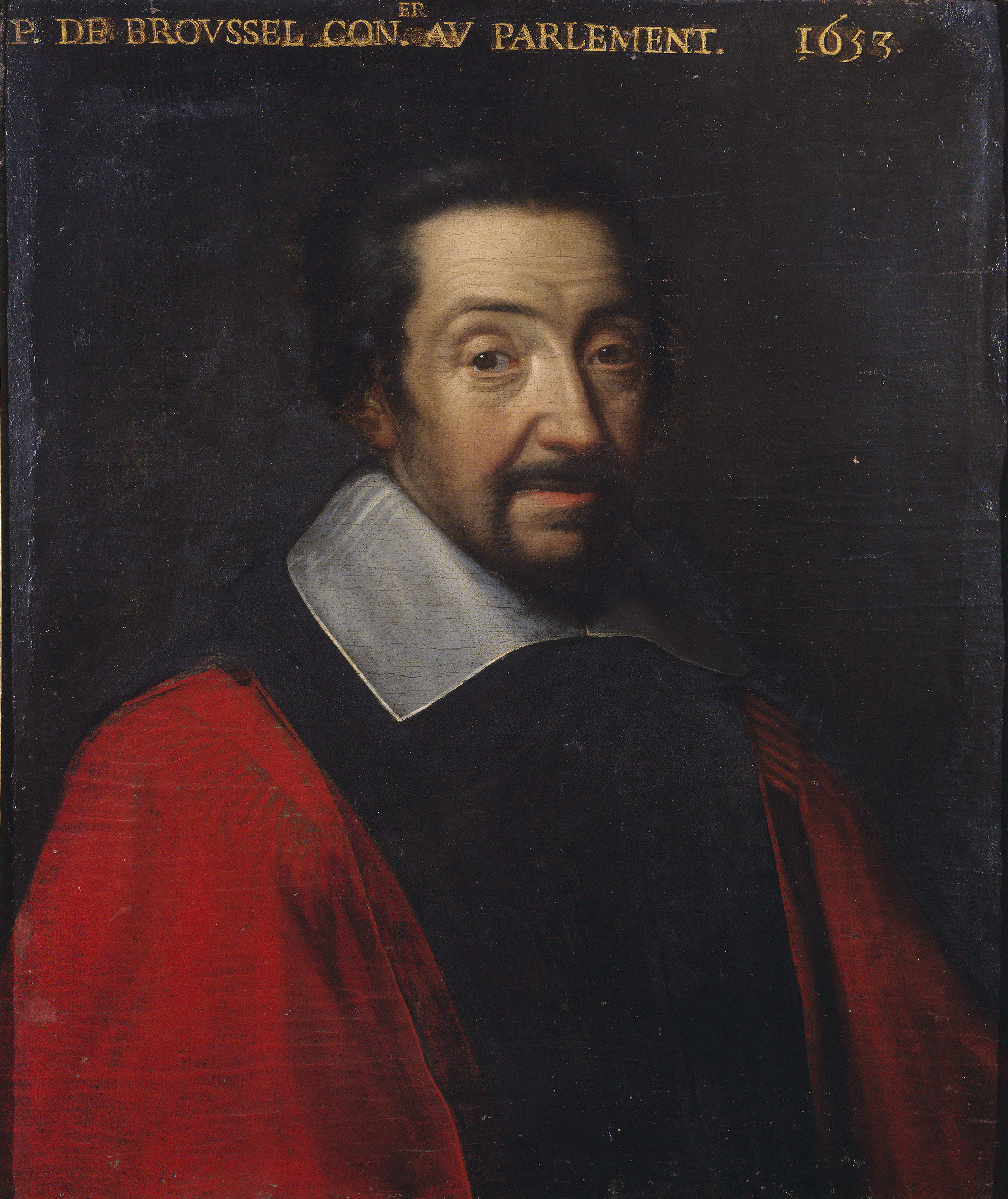 Ecole française, Portrait de Pierre Broussel (1576-1654), conseiller au parlement de Paris