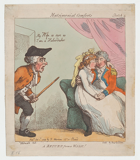 Thomas Rowlandson, A Return from a Walk