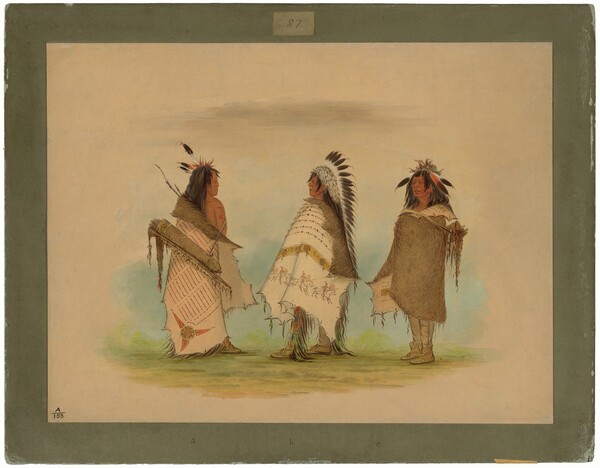 George Catlin, Three Shoshonee Warriors