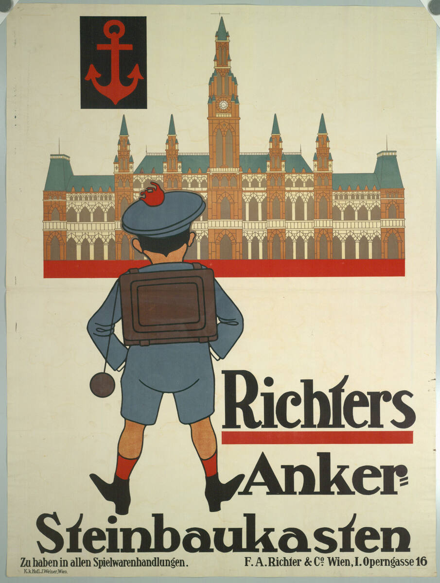 Anonym, Richters Anker Steinbaukasten; F. A. Richter & Co. Wien, I. Operngasse 16