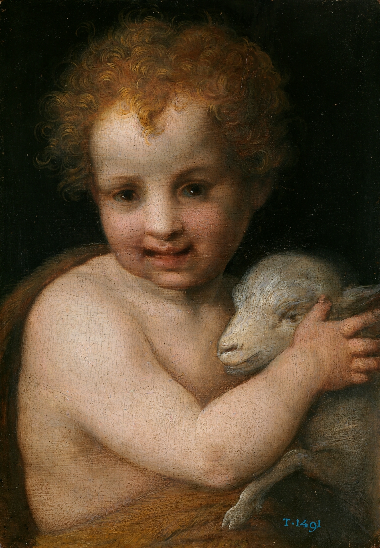 Andrea del Sarto, Saint John the Baptist with the Lamb