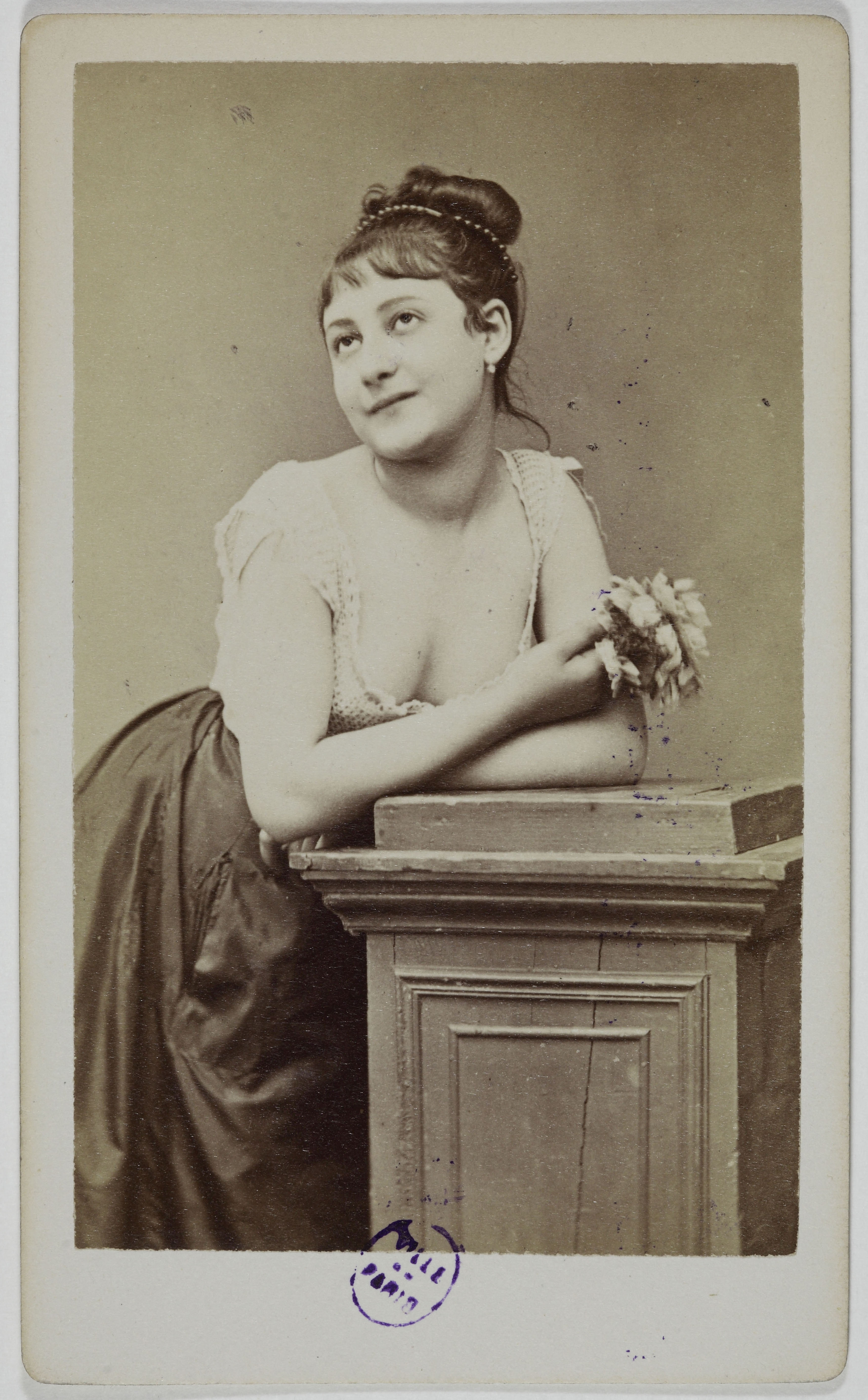 Anonyme, Portrait d'Andréa, Rosine, (fille du littérateur Polo), (actrice)