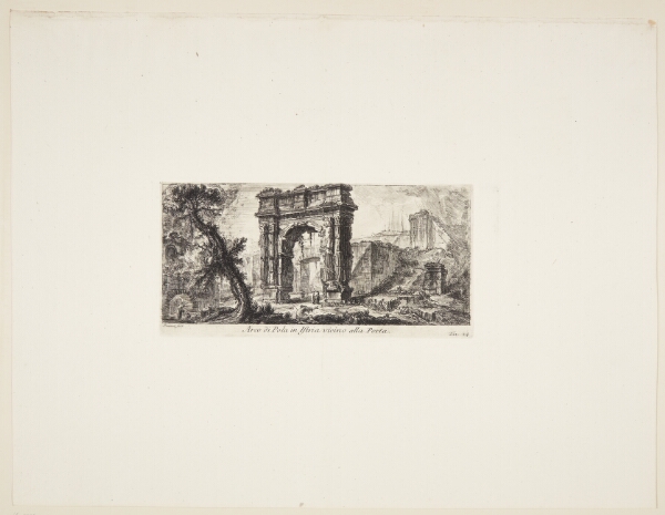 Giovanni Battista Piranesi, Pula's triumfbue i Istrien, i nærheden af havnen