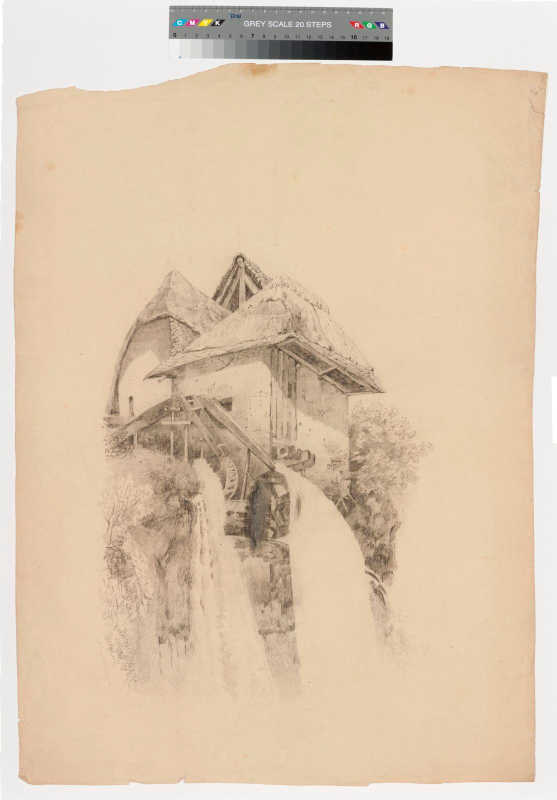 tundmatu kunstnik (autor), water mill